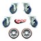 Service Caster Regency 600UBCKIT6 U-Boat Cart Caster and Wheel Replacement Set - USAREG20S414PPUBBLU-TP2-2-TLB-2PPUD820-2 - alternate 3